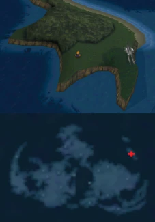 Goblin Island's location on the world map.